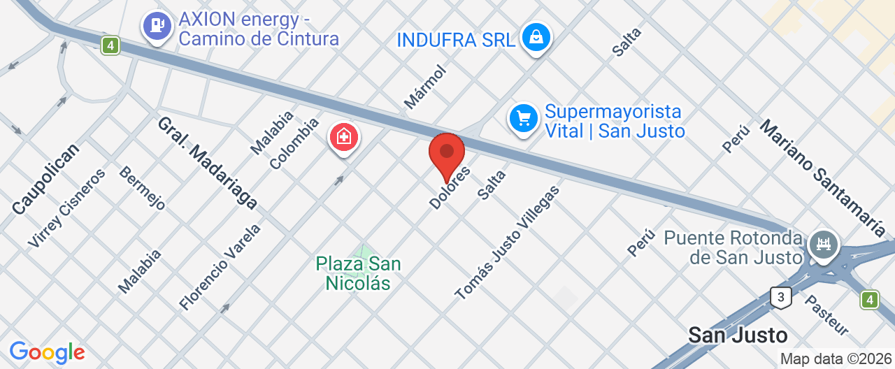 Mapa de la ubicación
