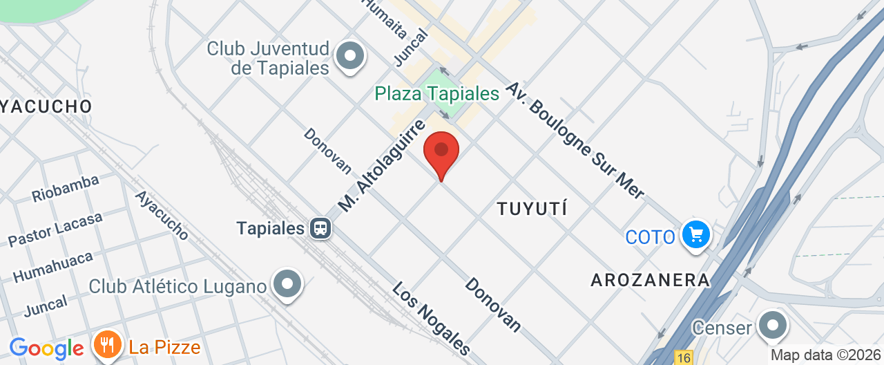 Mapa de la ubicación