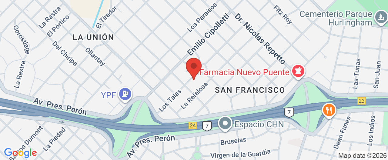 Mapa de la ubicación