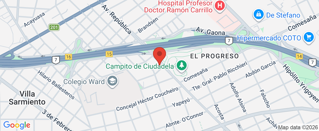 Mapa de la ubicación