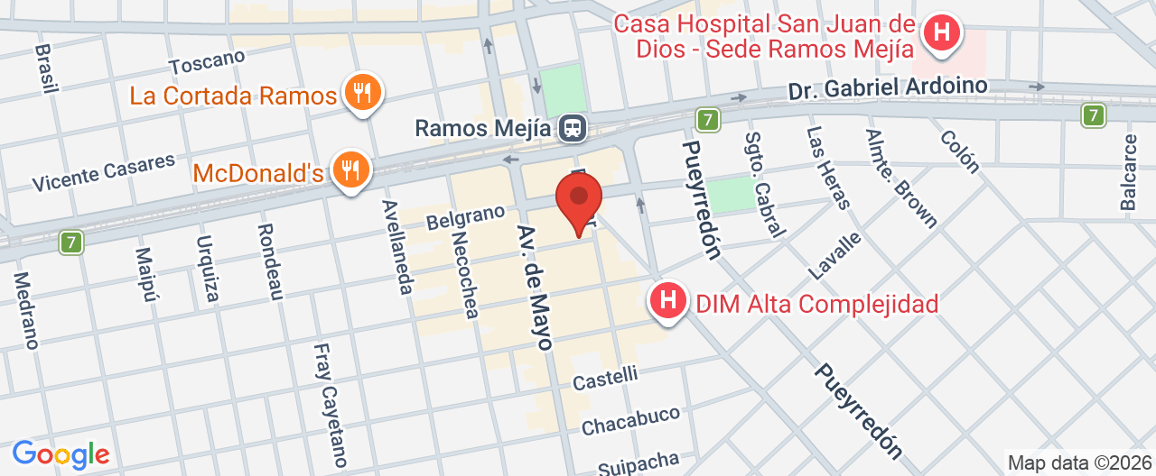 Mapa de la ubicación