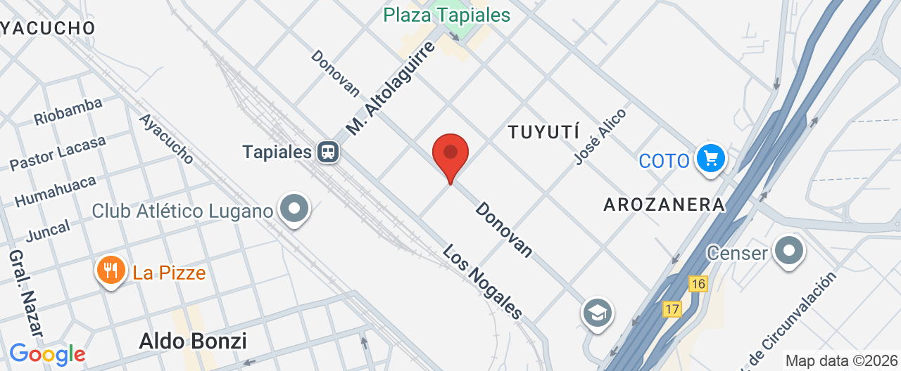 Mapa de la ubicación