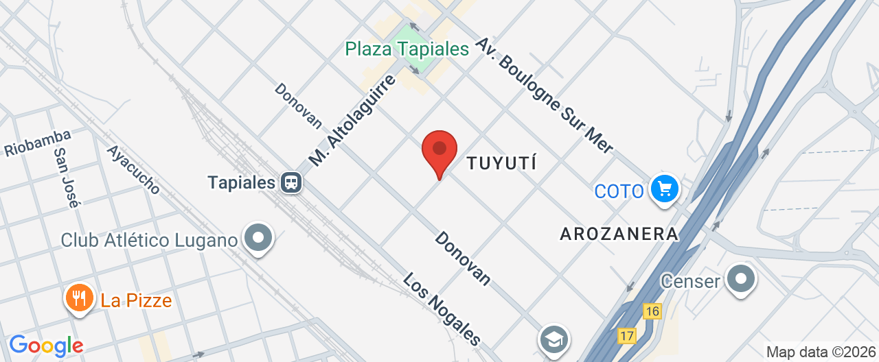 Mapa de la ubicación