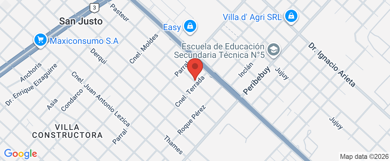 Mapa de la ubicación