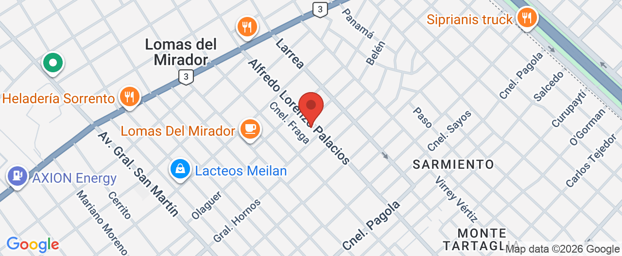 Mapa de la ubicación