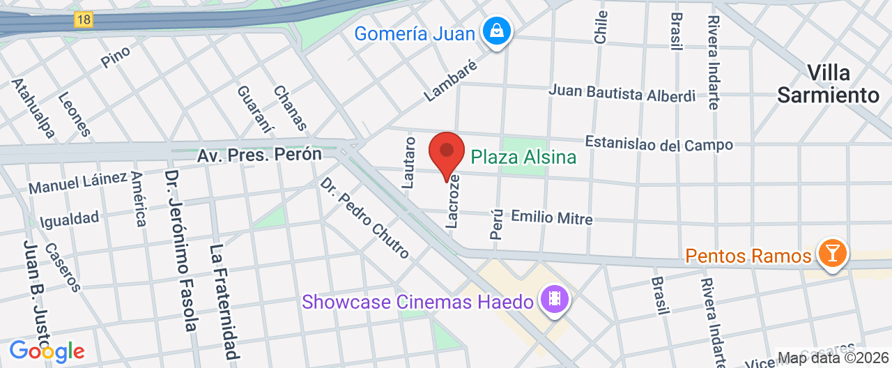 Mapa de la ubicación