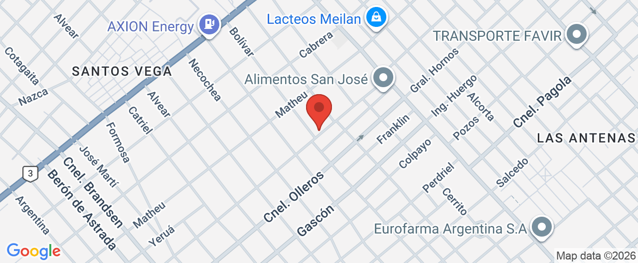 Mapa de la ubicación