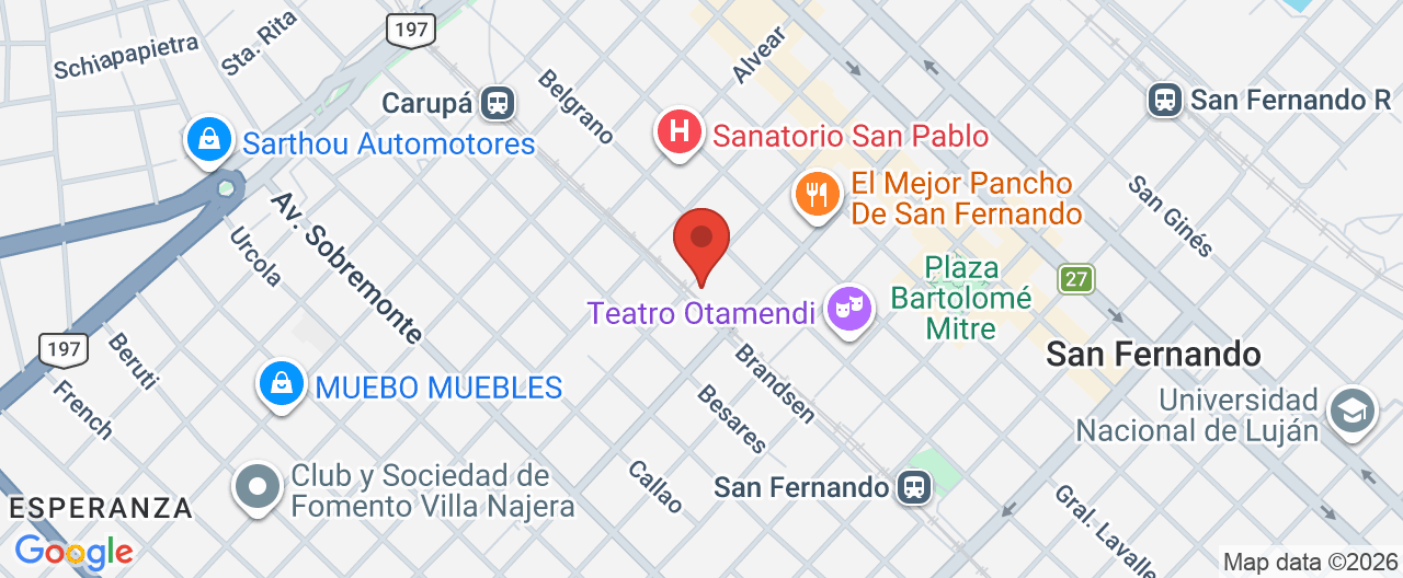 Mapa de la ubicación