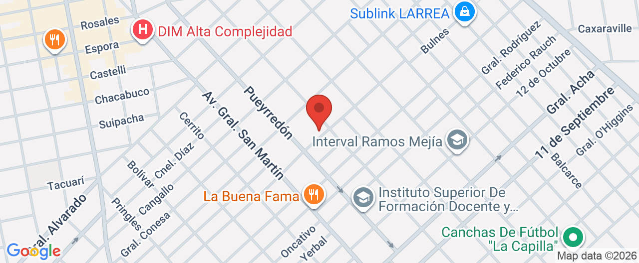 Mapa de la ubicación