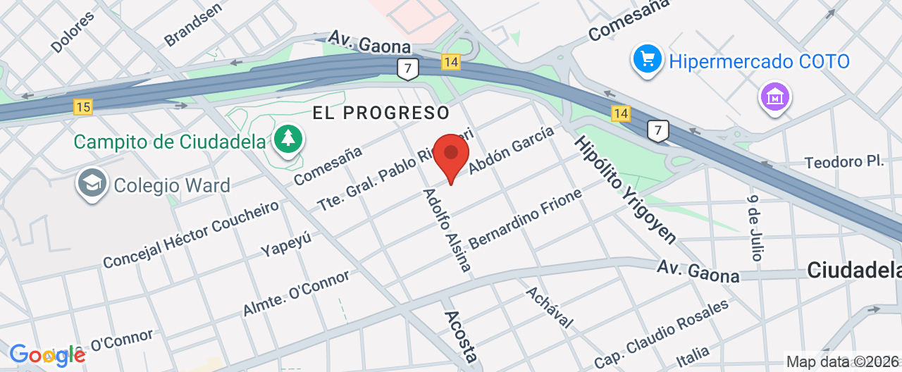 Mapa de la ubicación
