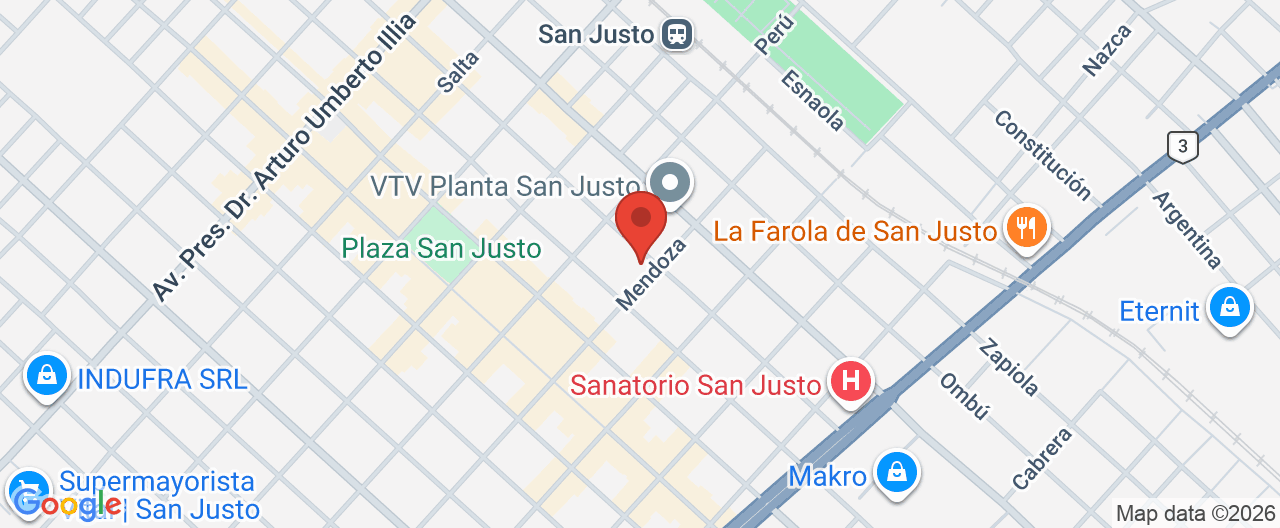 Mapa de la ubicación