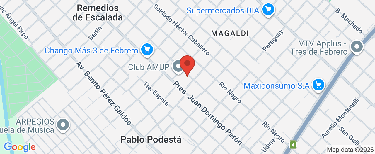 Mapa de la ubicación