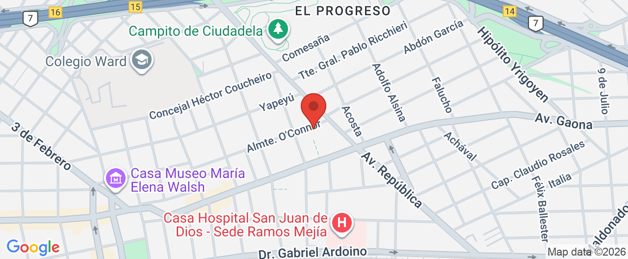 Mapa de la ubicación