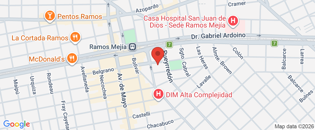 Mapa de la ubicación