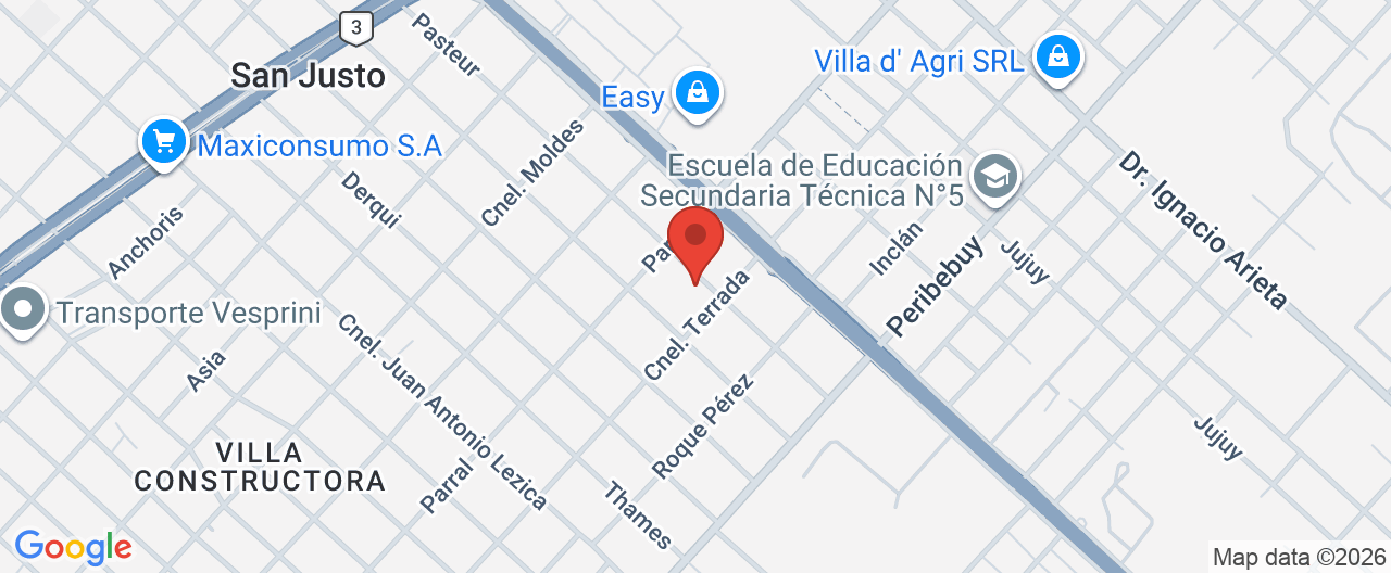 Mapa de la ubicación