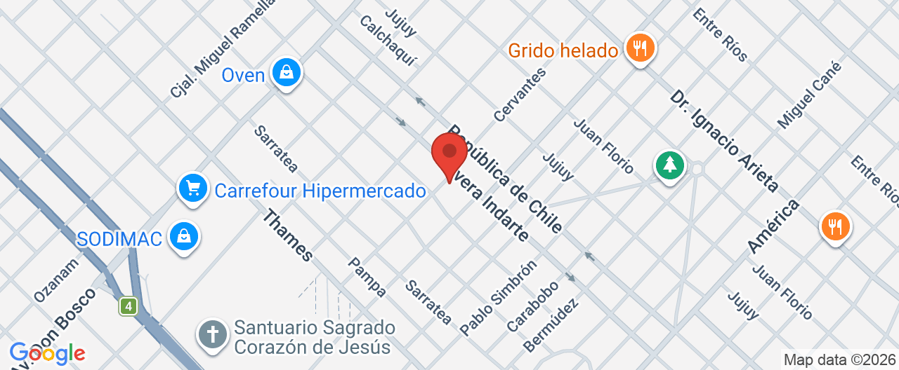 Mapa de la ubicación
