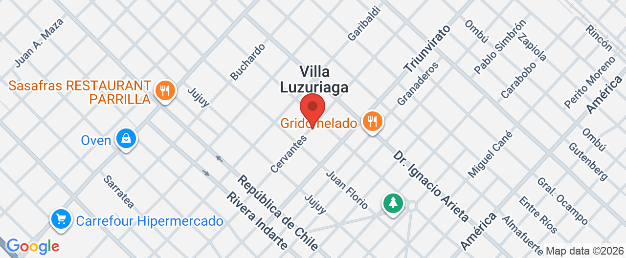 Mapa de la ubicación