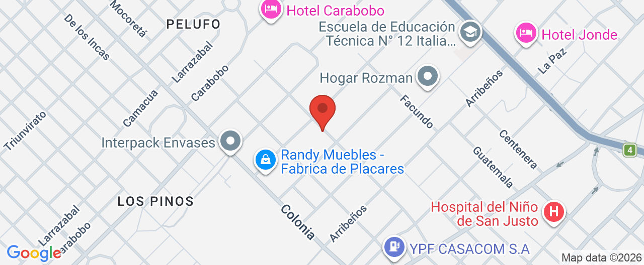 Mapa de la ubicación