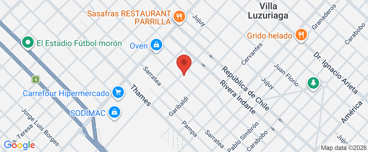 Mapa de la ubicación