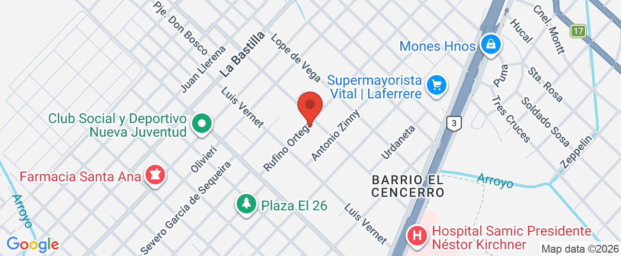 Mapa de la ubicación