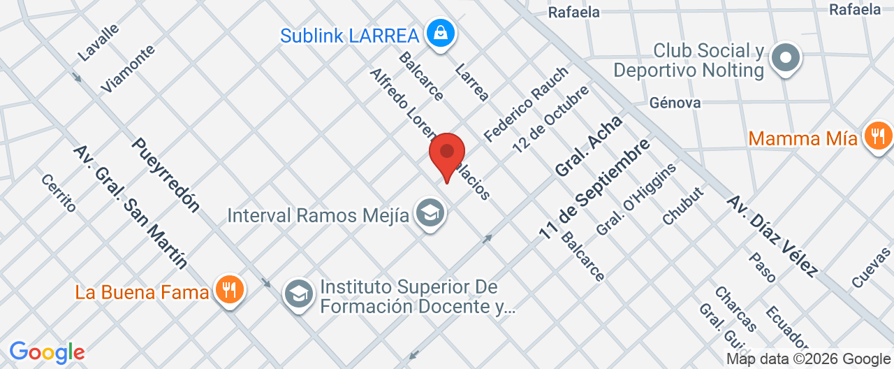Mapa de la ubicación