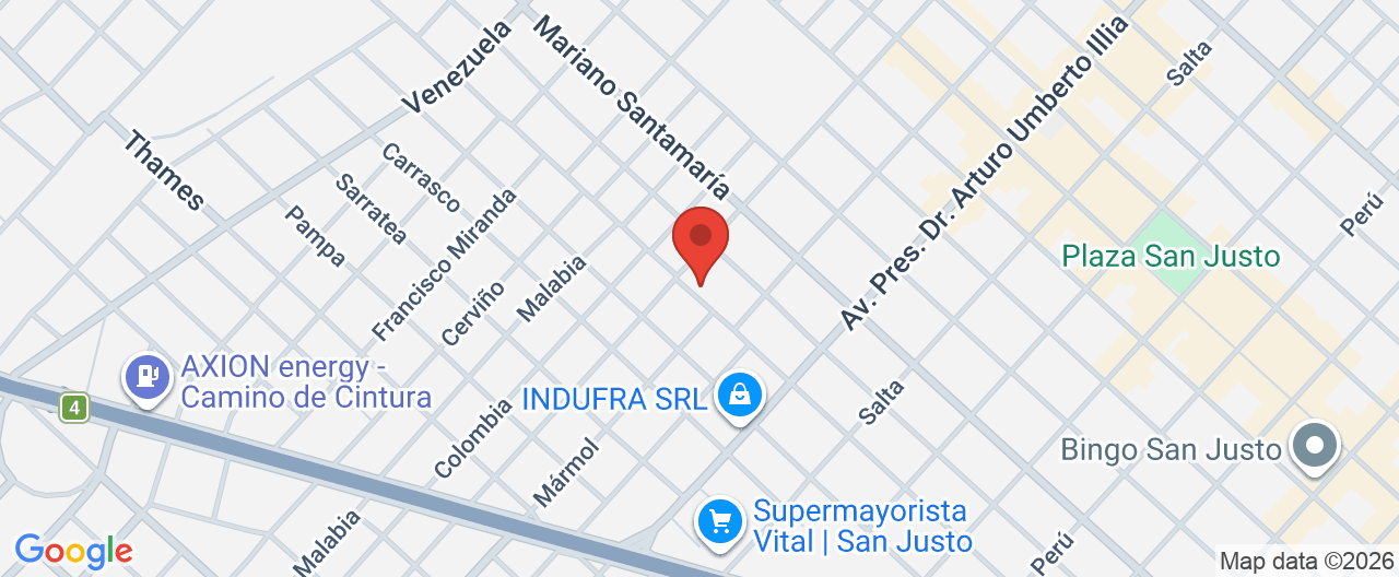 Mapa de la ubicación