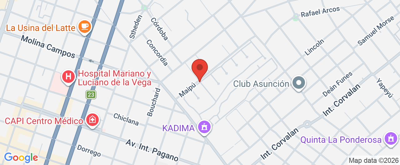 Mapa de la ubicación