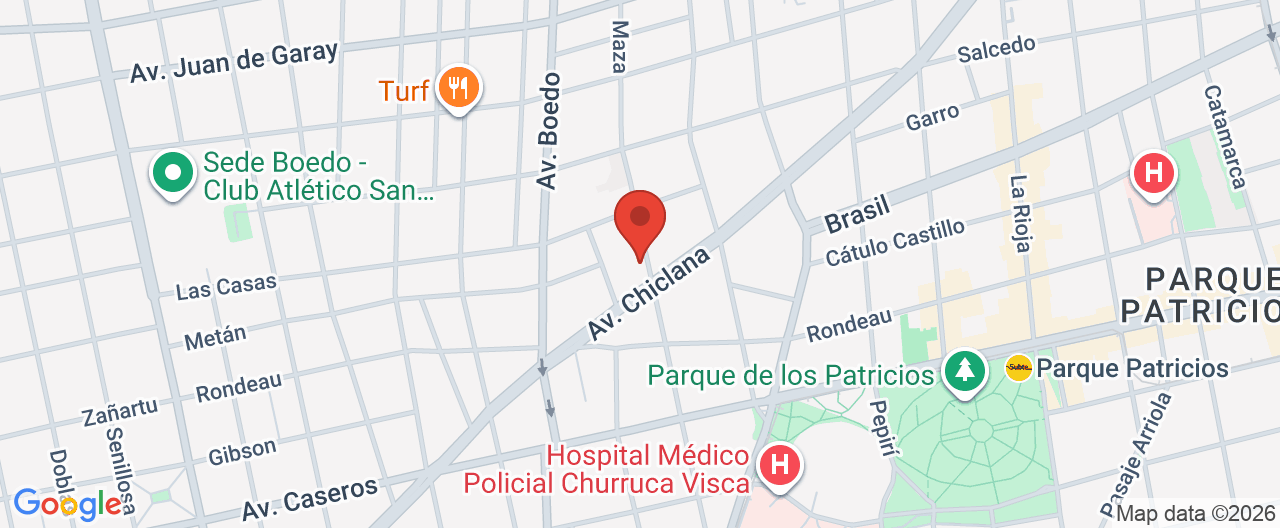 Mapa de la ubicación
