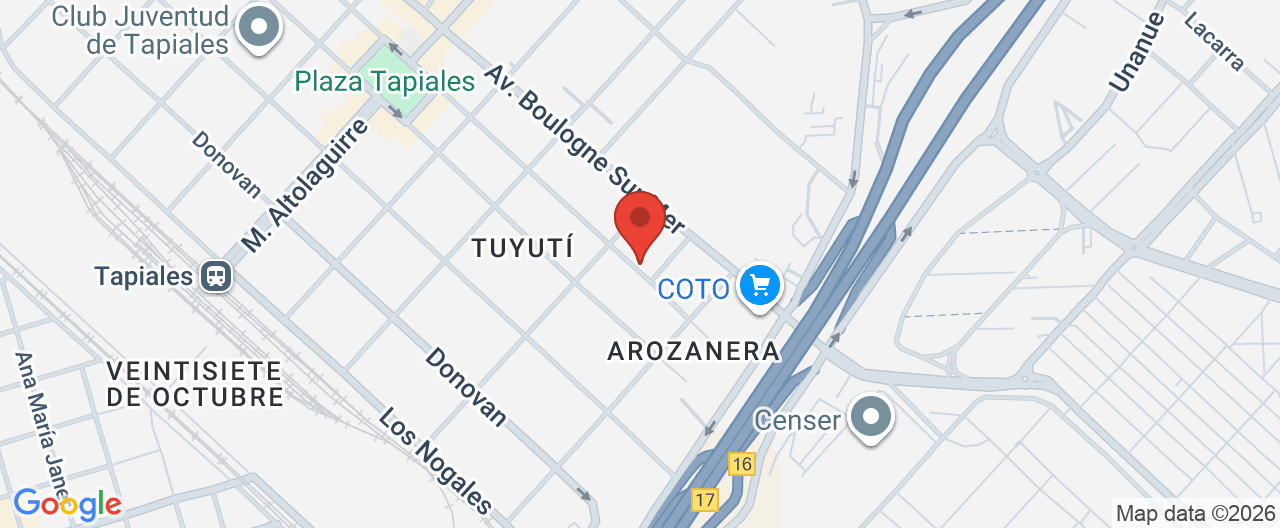 Mapa de la ubicación