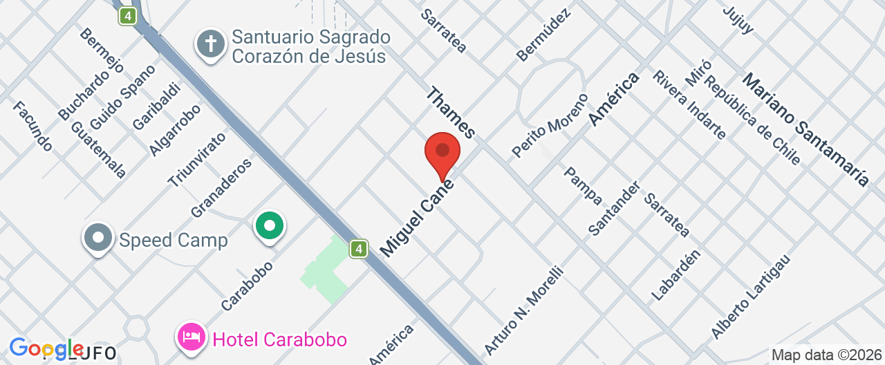 Mapa de la ubicación
