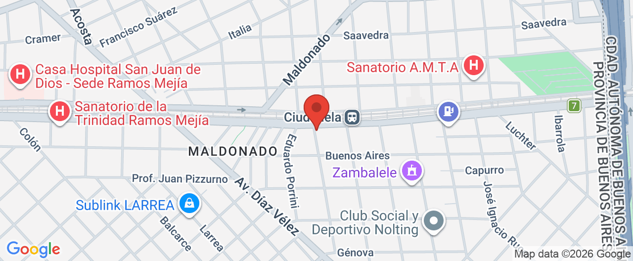 Mapa de la ubicación