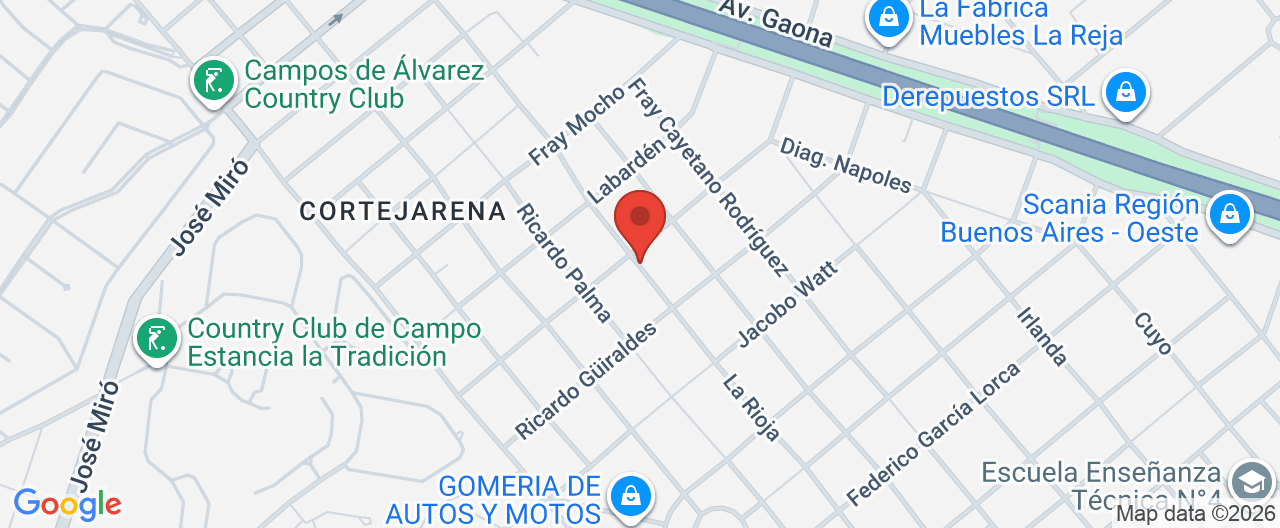 Mapa de la ubicación