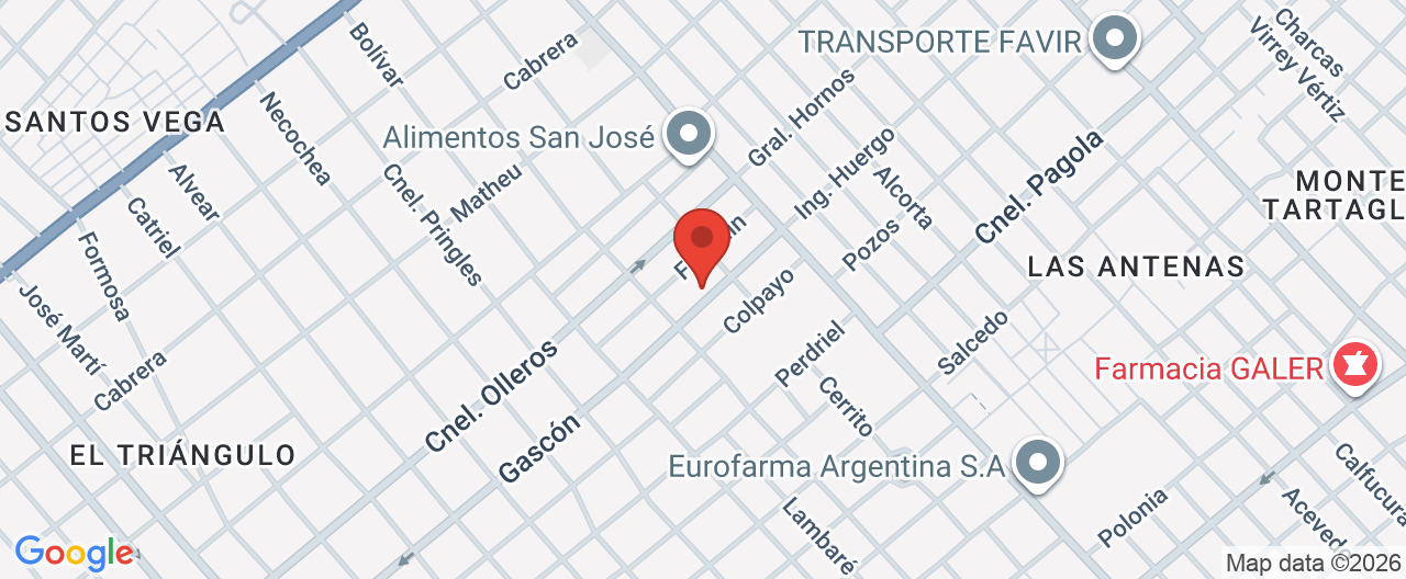 Mapa de la ubicación