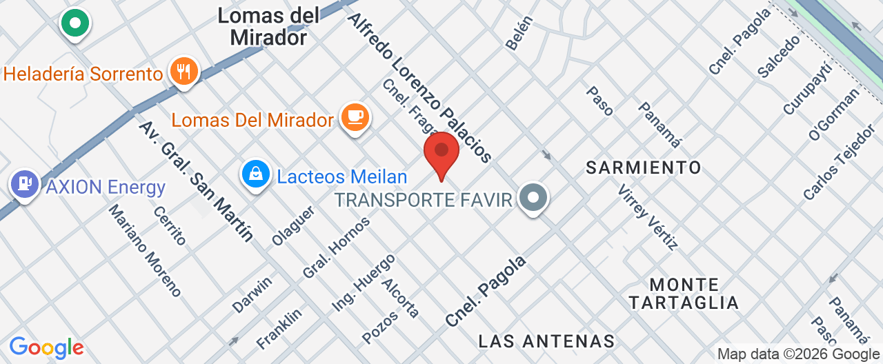 Mapa de la ubicación