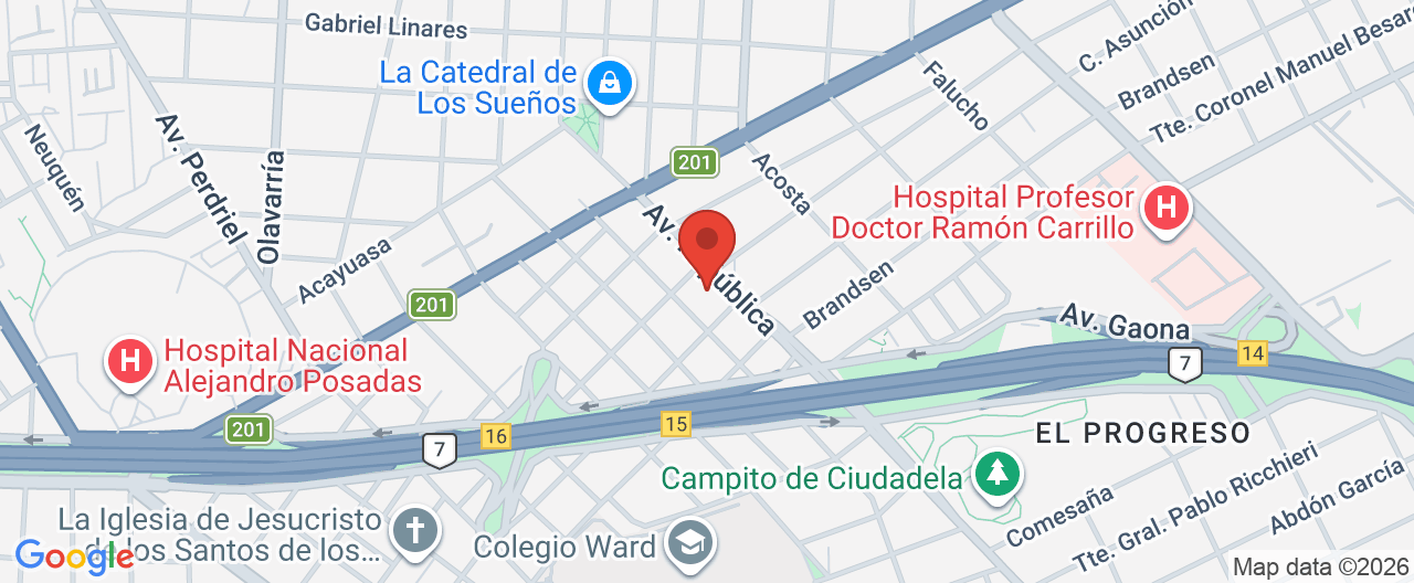 Mapa de la ubicación