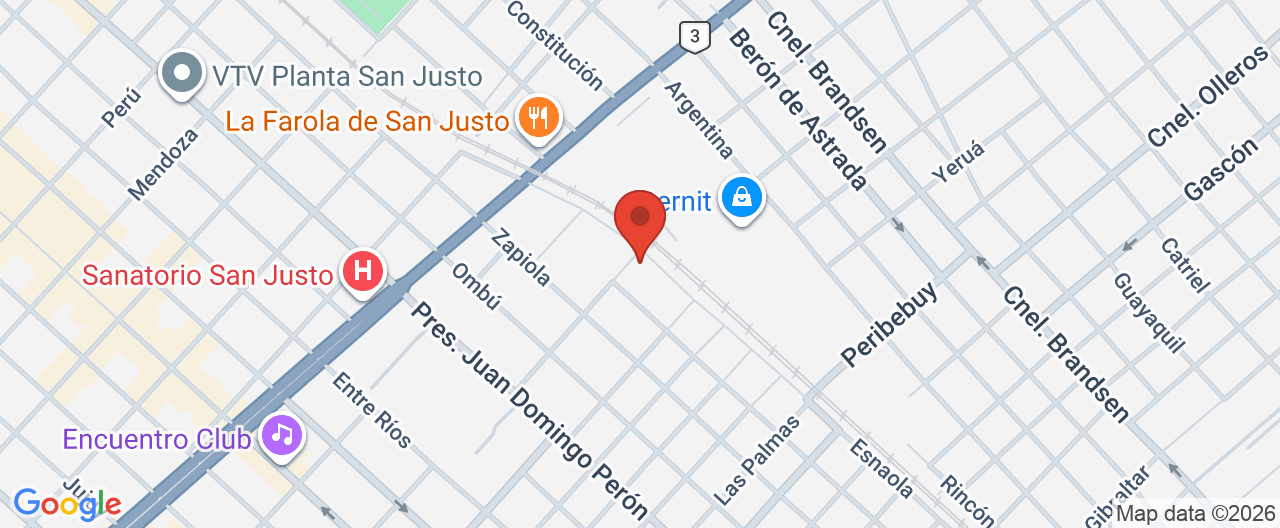 Mapa de la ubicación