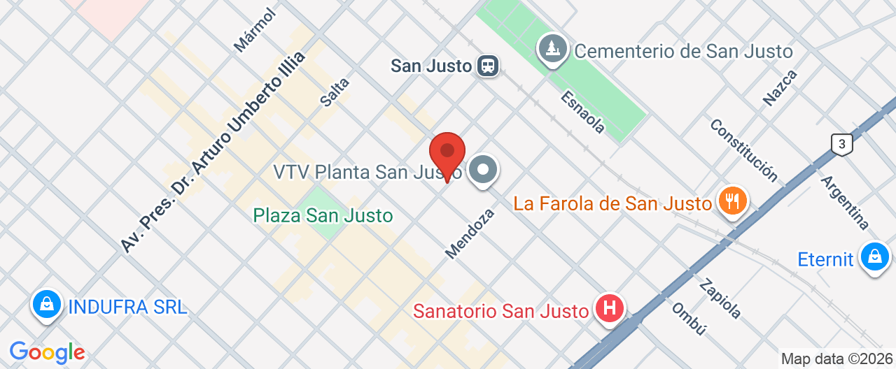 Mapa de la ubicación