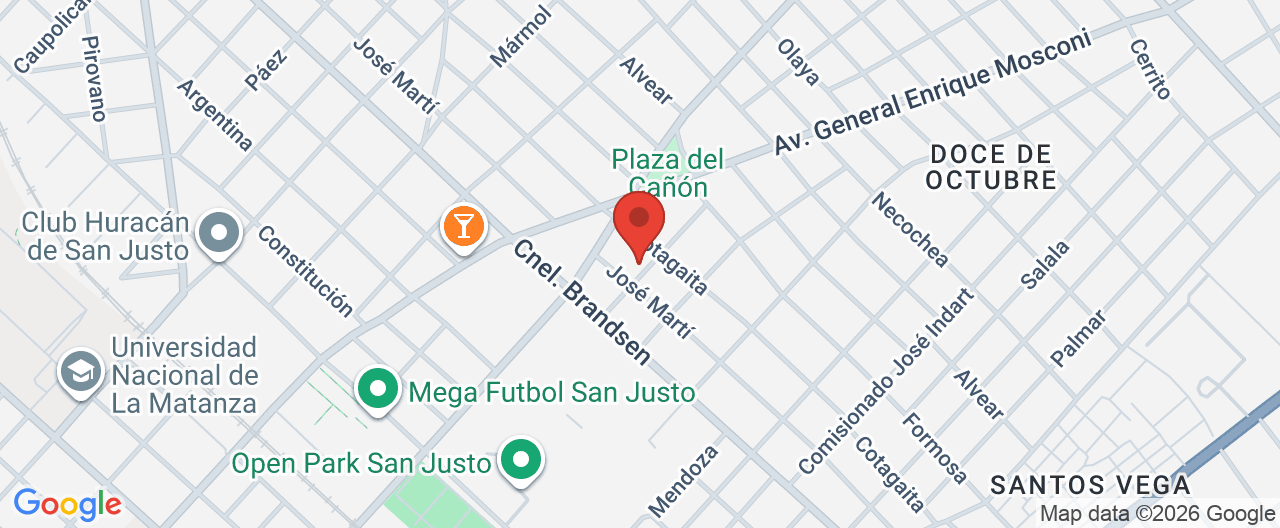 Mapa de la ubicación