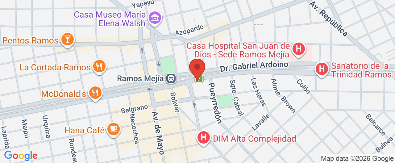 Mapa de la ubicación
