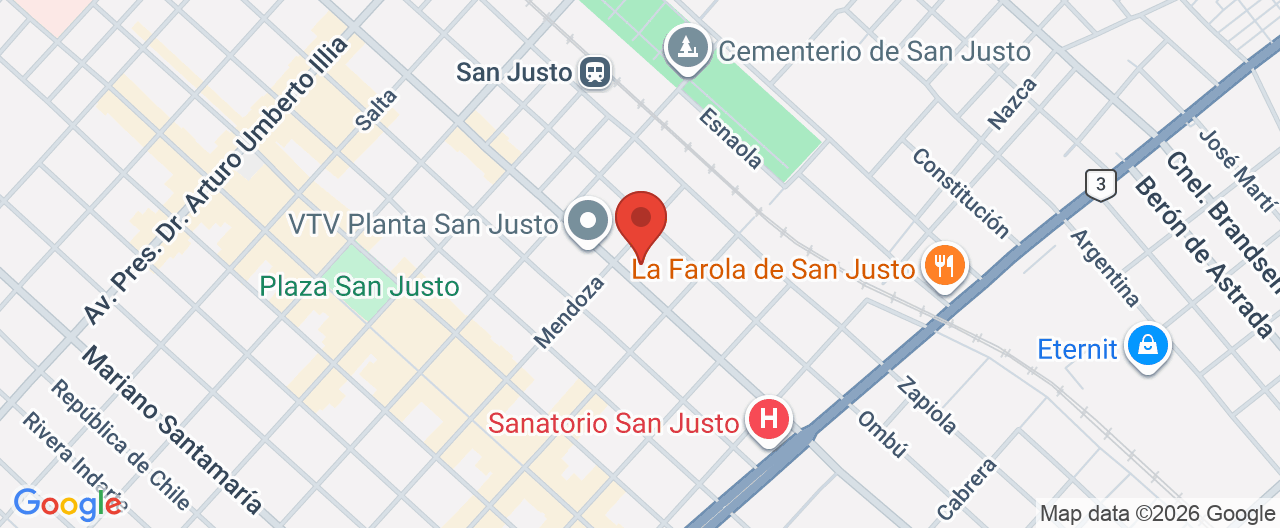 Mapa de la ubicación