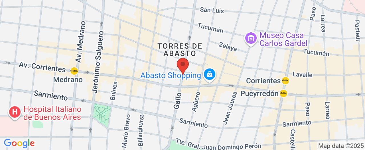 Mapa de la ubicación