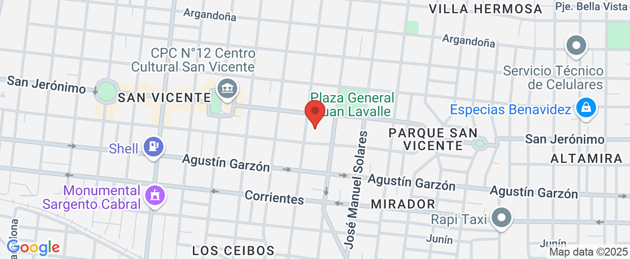 Mapa de la ubicación