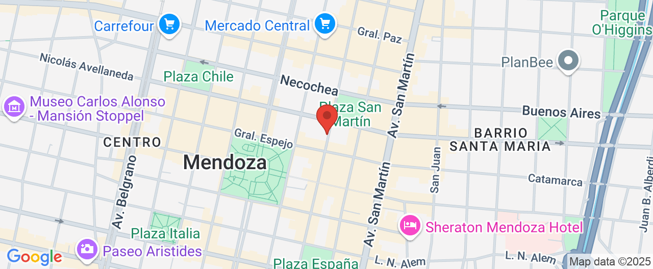 Mapa de la ubicación