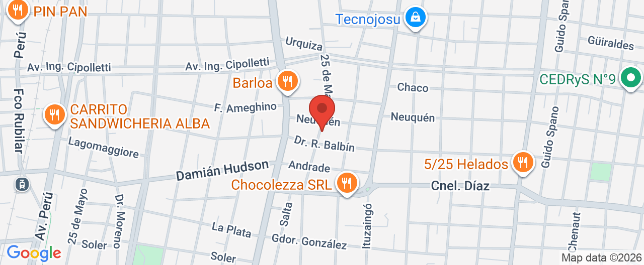 Mapa de la ubicación