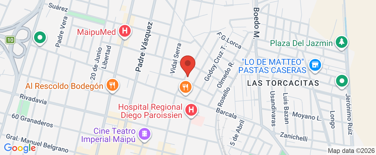 Mapa de la ubicación