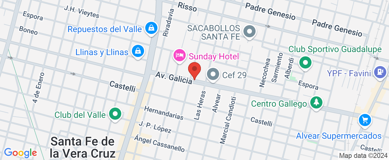 Mapa de la ubicación