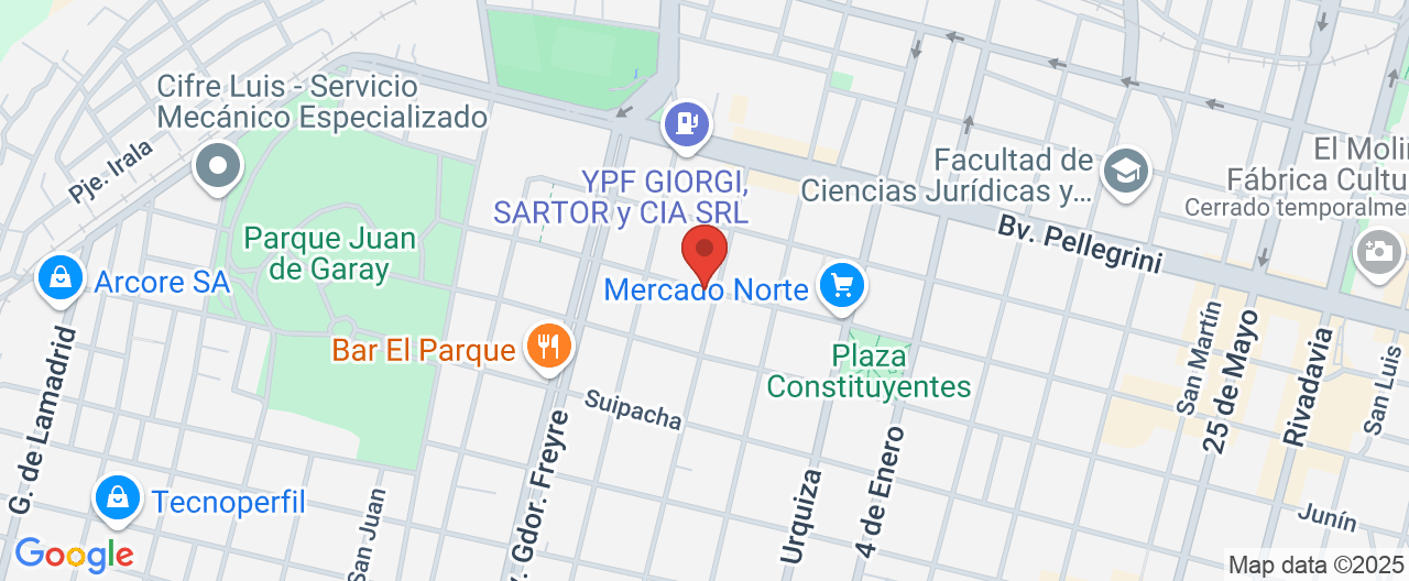 Mapa de la ubicación