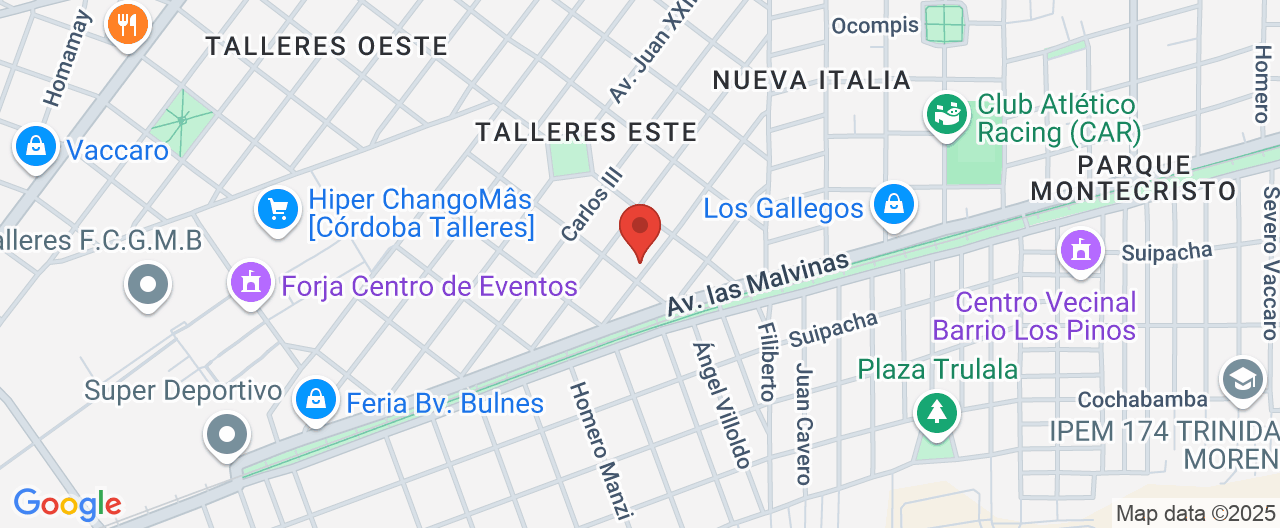 Mapa de la ubicación