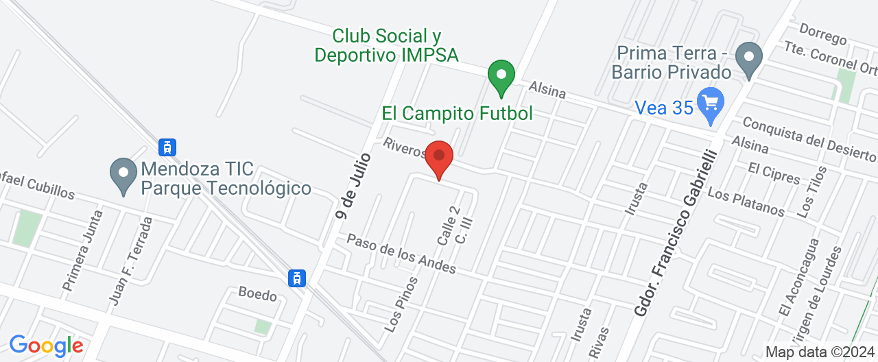 Mapa de la ubicación