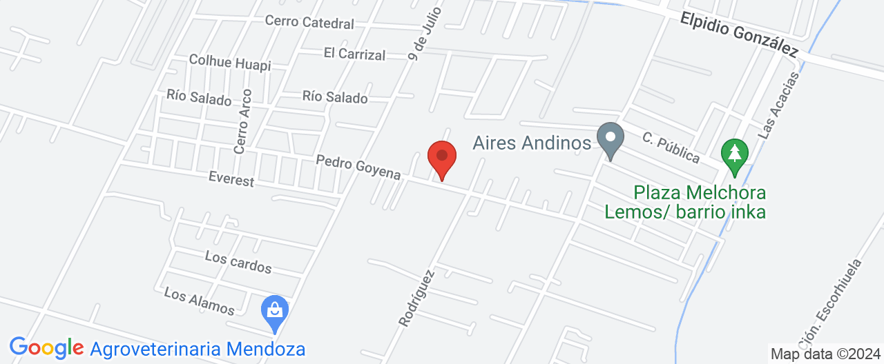 Mapa de la ubicación